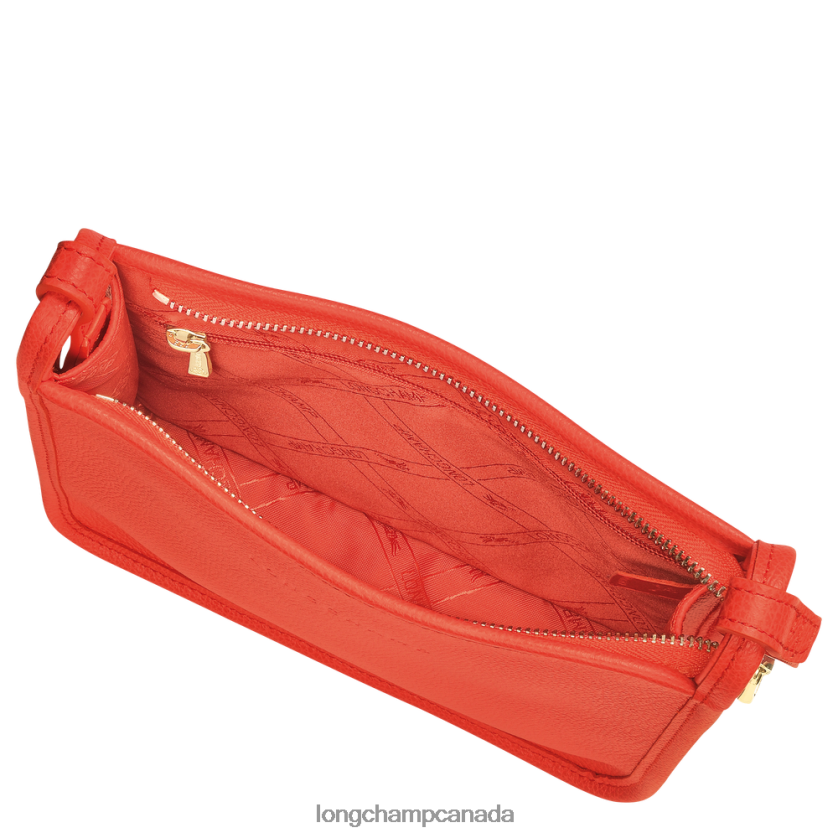 Longchamp Le Foulonne Crossbody bag Orange Women Bags 2XXDPB274