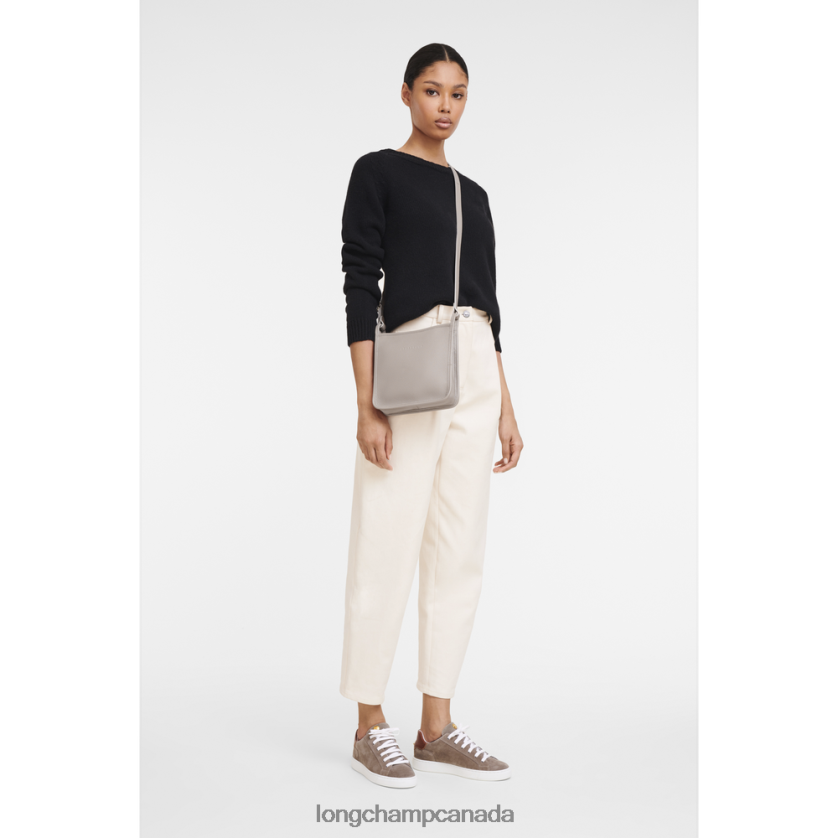 Longchamp Le Foulonne Crossbody bag Turtledove Women Bags 2XXDPB278