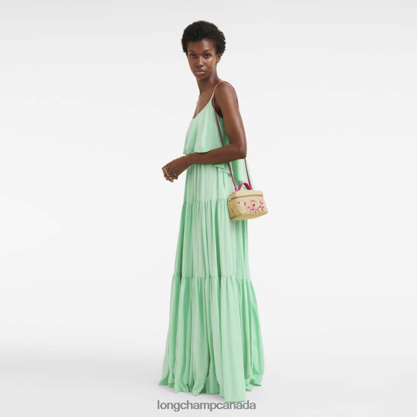 Longchamp Le Panier Pliage Vanity Fuchsia Women Bags 2XXDPB217