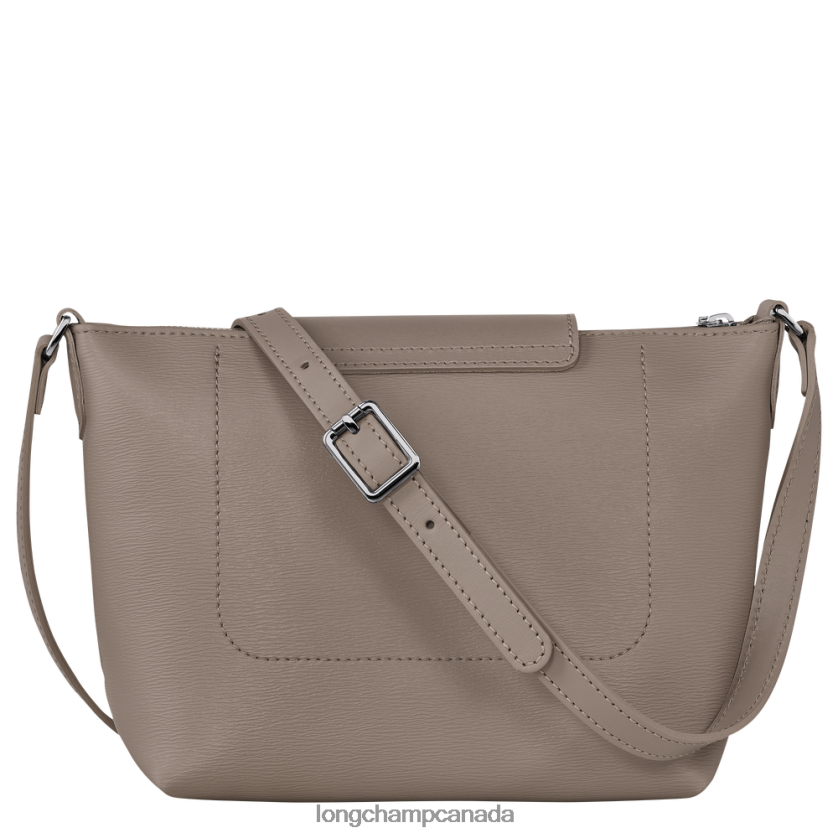 Longchamp Le Pliage City Crossbody bag Taupe Women Bags 2XXDPB224