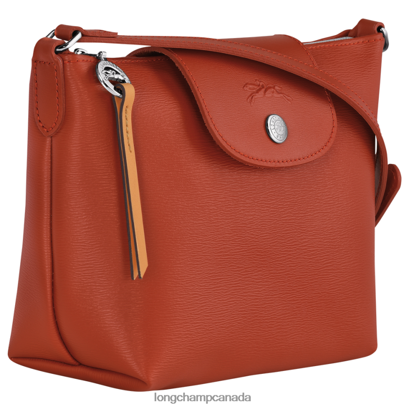 Longchamp Le Pliage City Crossbody bag Terracotta Women Bags 2XXDPB225
