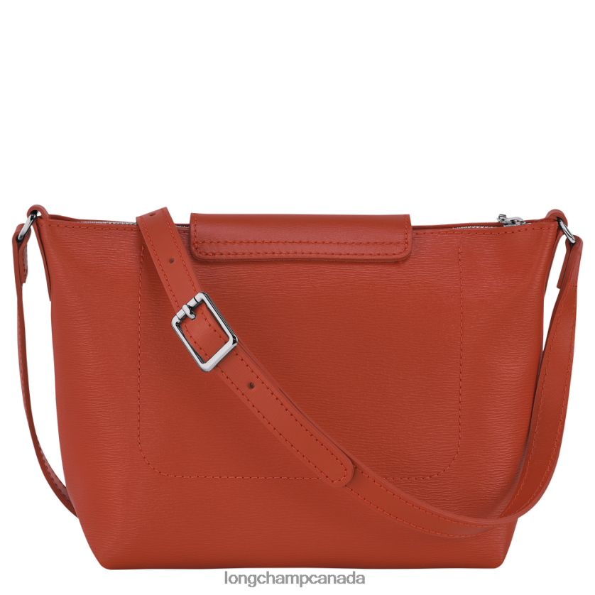 Longchamp Le Pliage City Crossbody bag Terracotta Women Bags 2XXDPB225