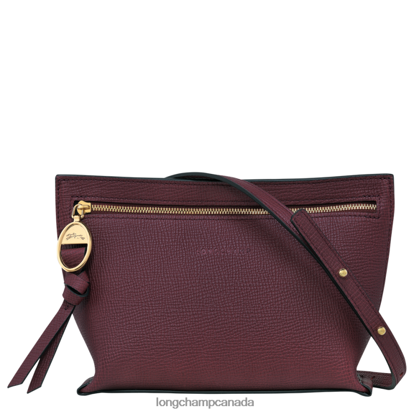 Longchamp Mailbox Crossbody bag Burgundy Women Bags 2XXDPB307