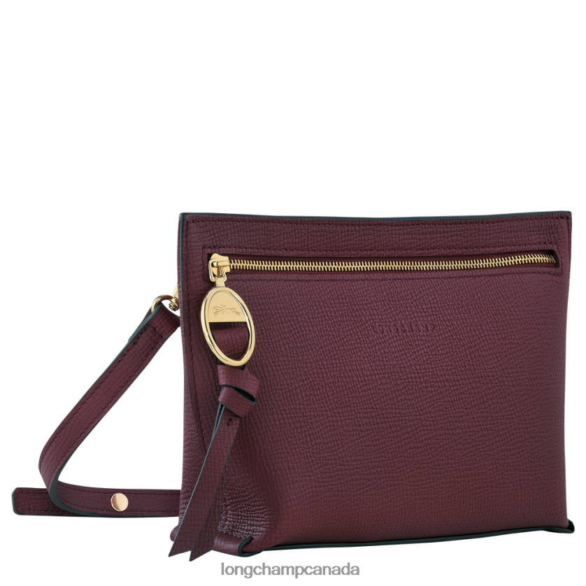 Longchamp Mailbox Crossbody bag Burgundy Women Bags 2XXDPB307