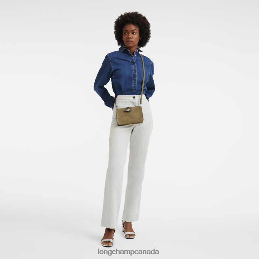 Longchamp Roseau Crossbody bag Bronze Women Bags 2XXDPB257