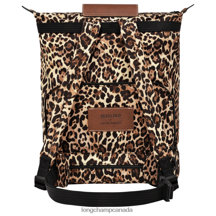 Longchamp X D'heygere Crossbody bag/Backpack Panther print Women Bags 2XXDPB322