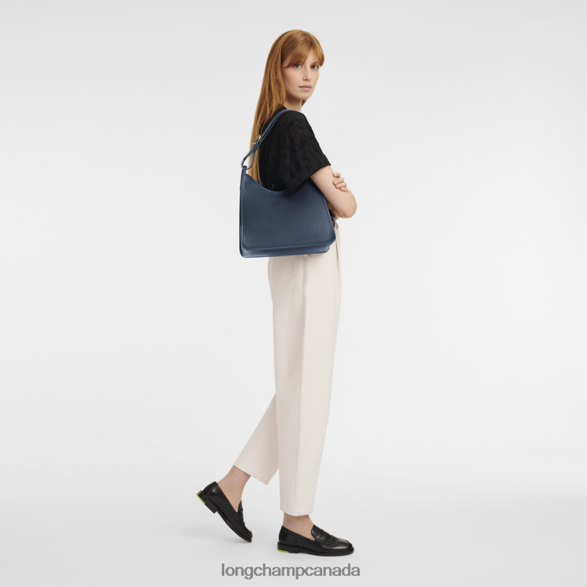 Longchamp Le Foulonne Hobo bag Navy Women Bags 2XXDPB391