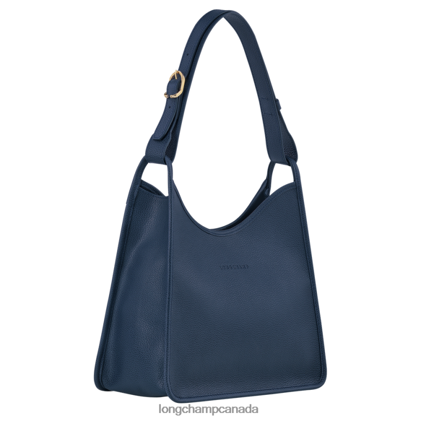 Longchamp Le Foulonne Hobo bag Navy Women Bags 2XXDPB391