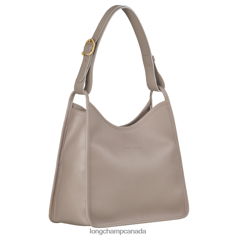 Longchamp Le Foulonne Hobo bag Turtledove Women Bags 2XXDPB390