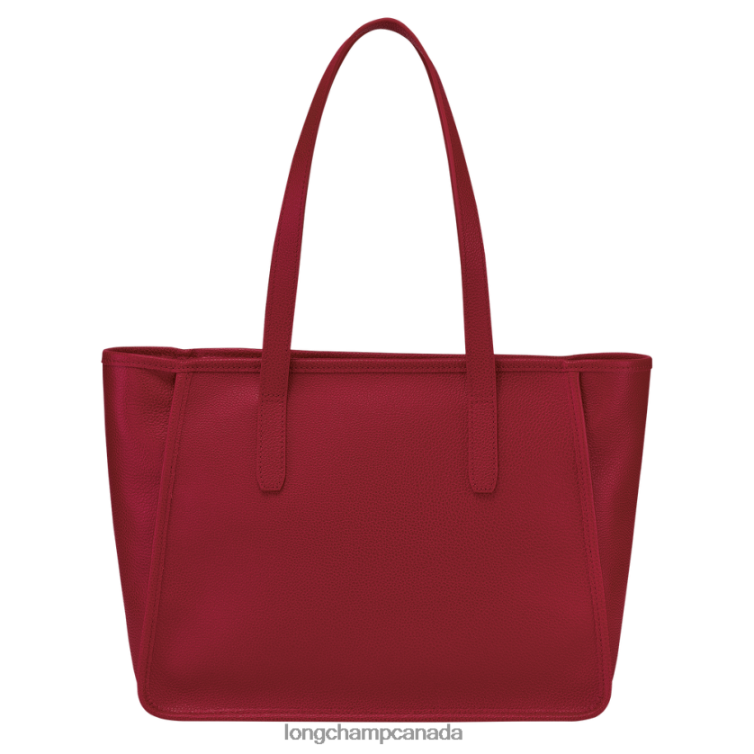 Longchamp Le Foulonne Tote bag Red Women Bags 2XXDPB386