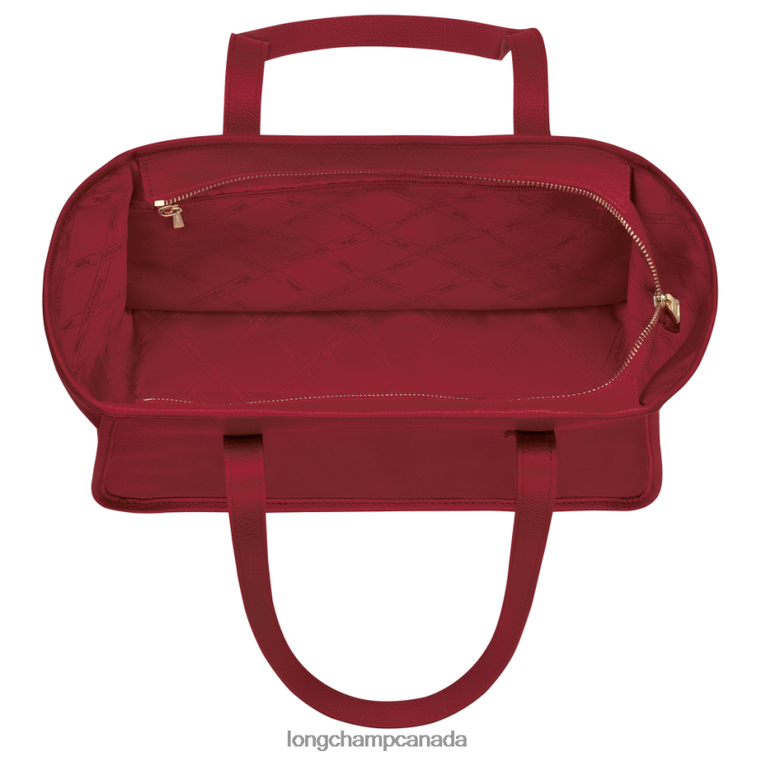 Longchamp Le Foulonne Tote bag Red Women Bags 2XXDPB386