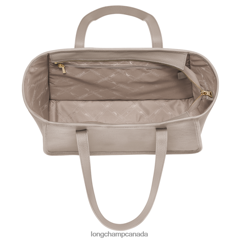 Longchamp Le Foulonne Tote bag Turtledove Women Bags 2XXDPB387