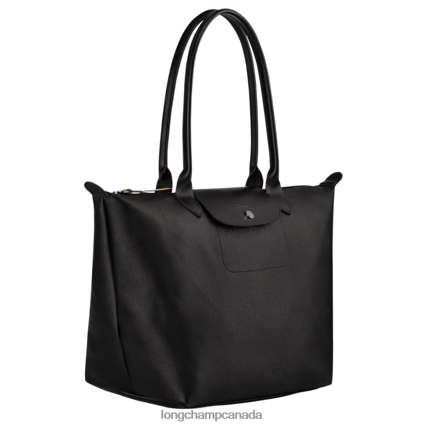 Longchamp Le Pliage City Tote bag Black Women Bags 2XXDPB348