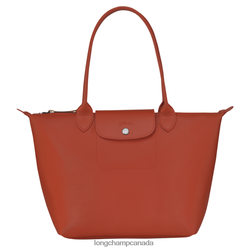 Longchamp Le Pliage City Tote bag Terracotta Women Bags 2XXDPB354