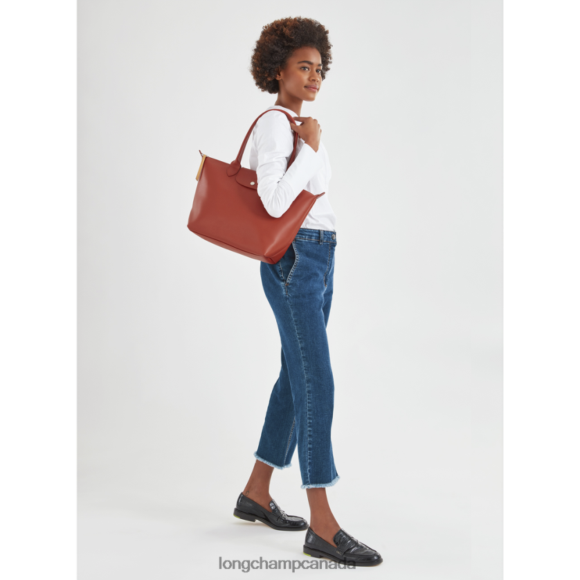 Longchamp Le Pliage City Tote bag Terracotta Women Bags 2XXDPB354