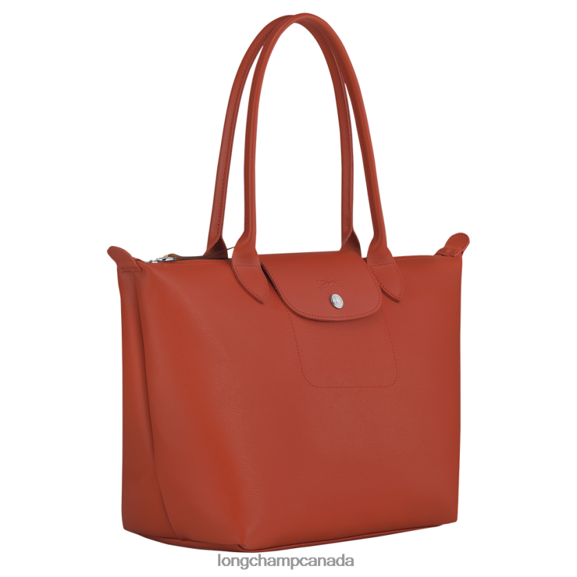 Longchamp Le Pliage City Tote bag Terracotta Women Bags 2XXDPB354