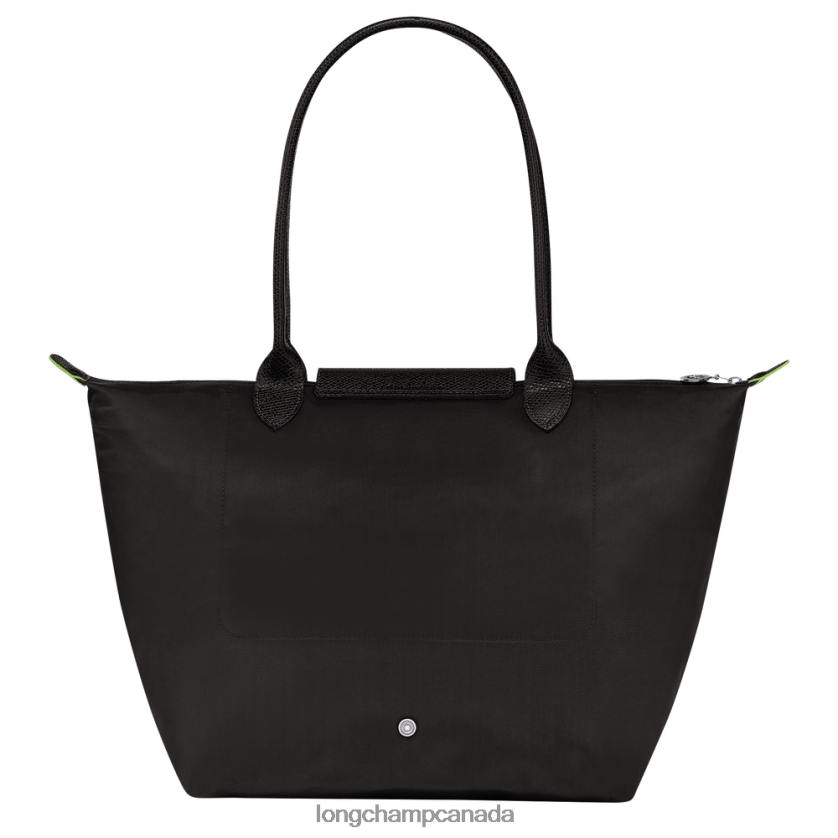 Longchamp Le Pliage Green Tote bag Black Women Bags 2XXDPB30
