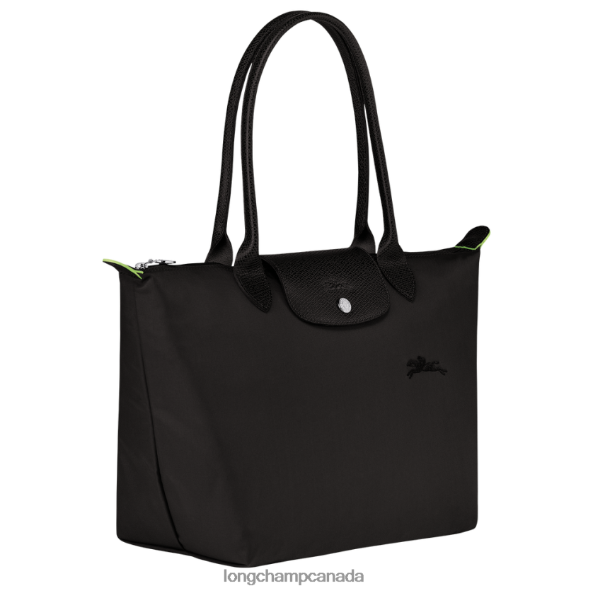Longchamp Le Pliage Green Tote bag Black Women Bags 2XXDPB409