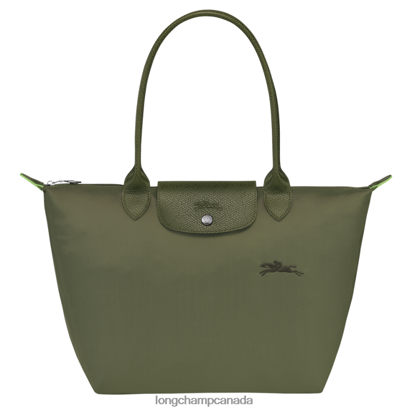Longchamp Le Pliage Green Tote bag Forest Women Bags 2XXDPB29