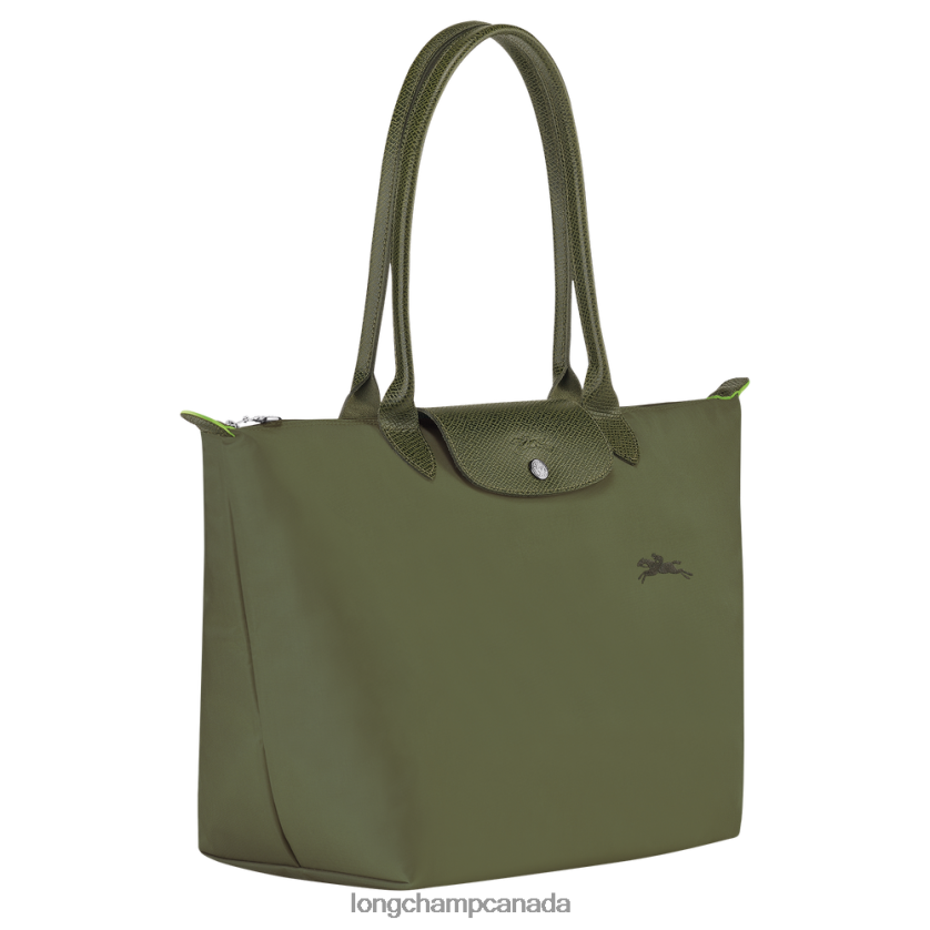 Longchamp Le Pliage Green Tote bag Forest Women Bags 2XXDPB403