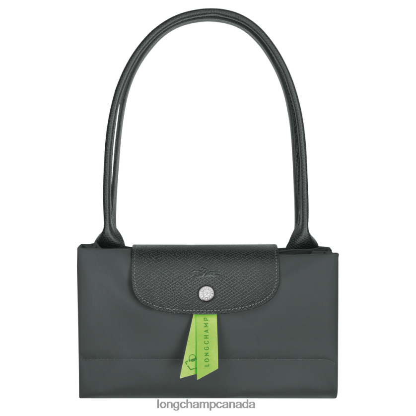 Longchamp Le Pliage Green Tote bag Graphite Women Bags 2XXDPB405
