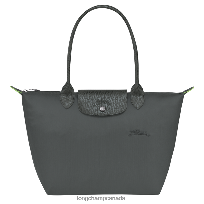 Longchamp Le Pliage Green Tote bag Graphite Women Bags 2XXDPB411