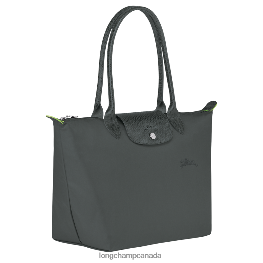 Longchamp Le Pliage Green Tote bag Graphite Women Bags 2XXDPB411