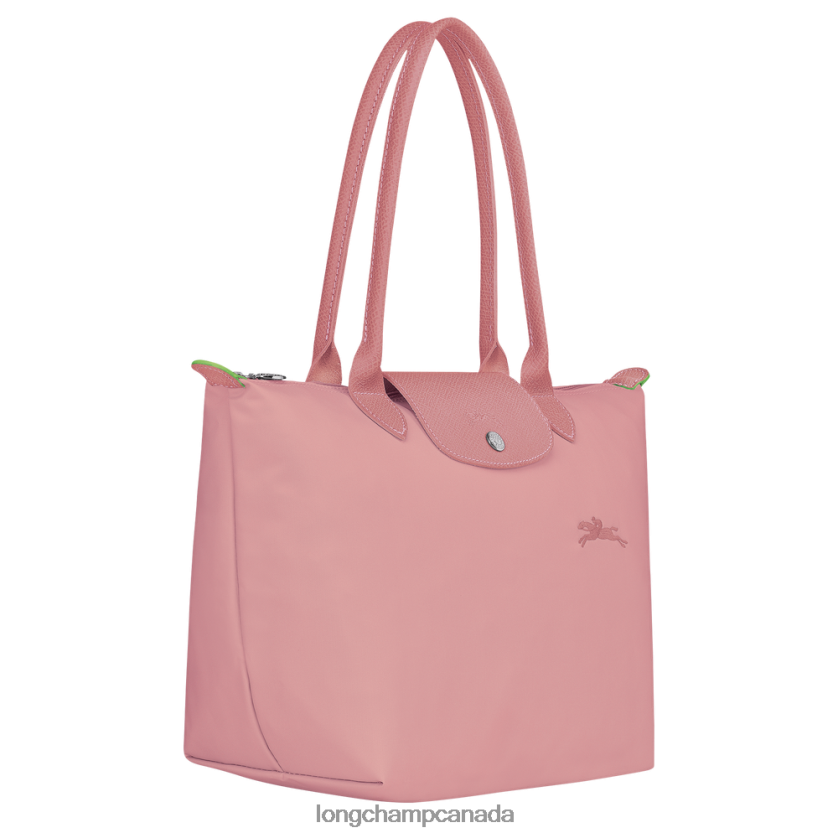 Longchamp Le Pliage Green Tote bag Petal Pink Women Bags 2XXDPB414