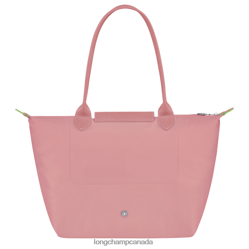Longchamp Le Pliage Green Tote bag Petal Pink Women Bags 2XXDPB414