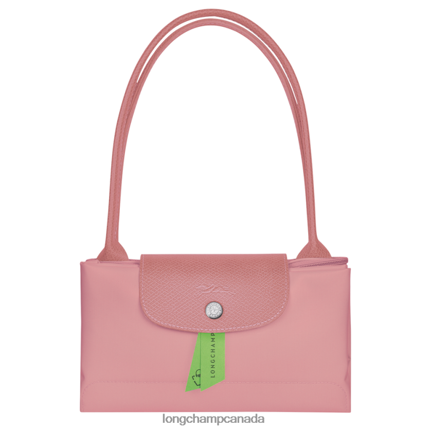 Longchamp Le Pliage Green Tote bag Petal Pink Women Bags 2XXDPB414