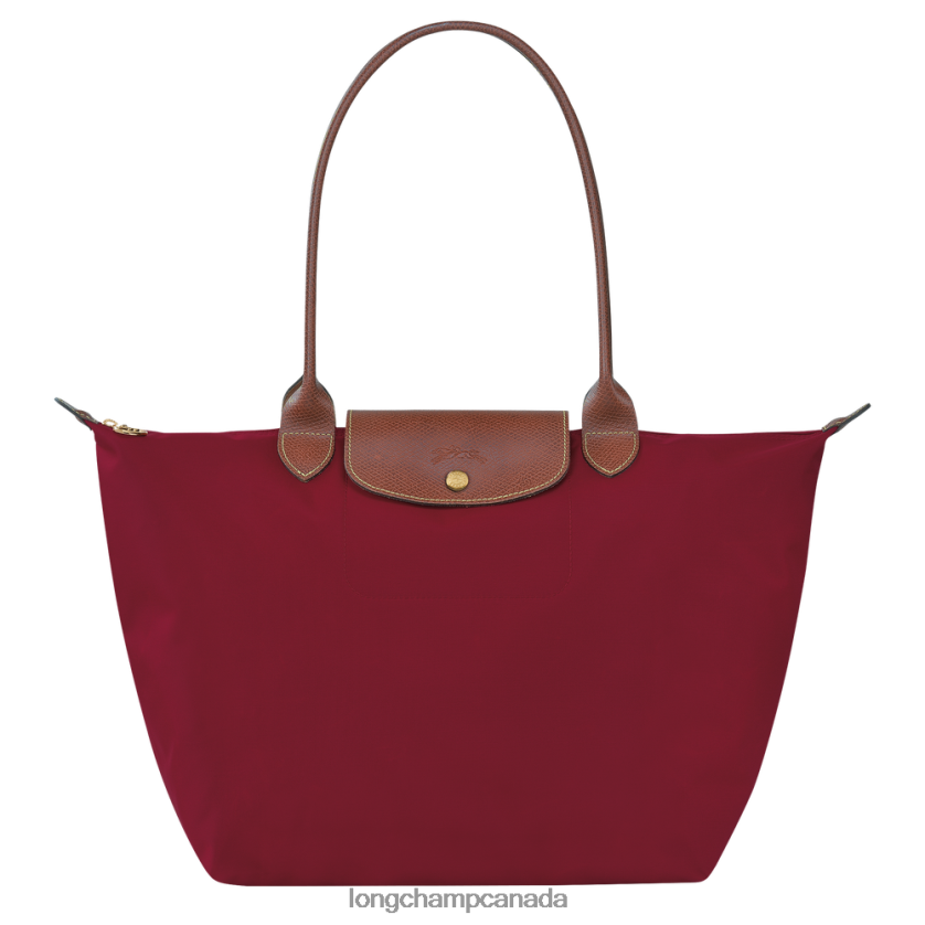 Longchamp Le Pliage Original Tote bag Red Women Bags 2XXDPB416