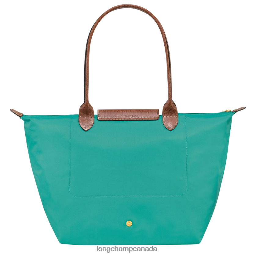 Longchamp Le Pliage Original Tote bag Turquoise Women Bags 2XXDPB418