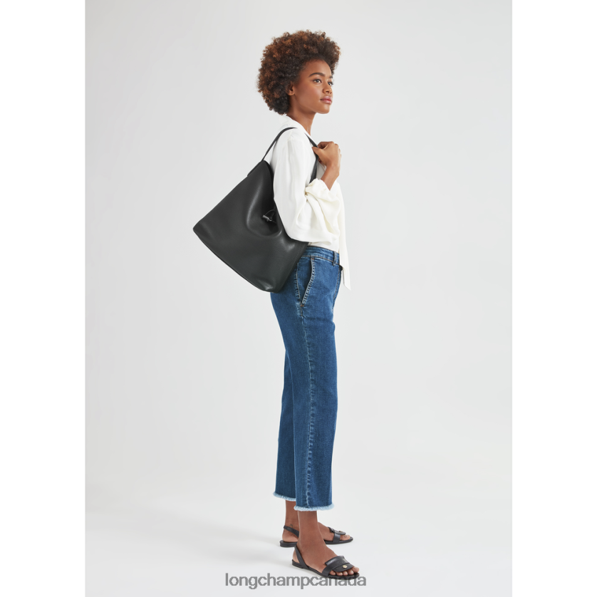 Longchamp Roseau Essential Hobo bag Black Women Bags 2XXDPB356