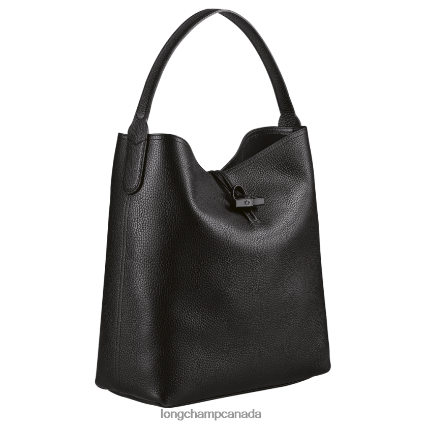 Longchamp Roseau Essential Hobo bag Black Women Bags 2XXDPB356