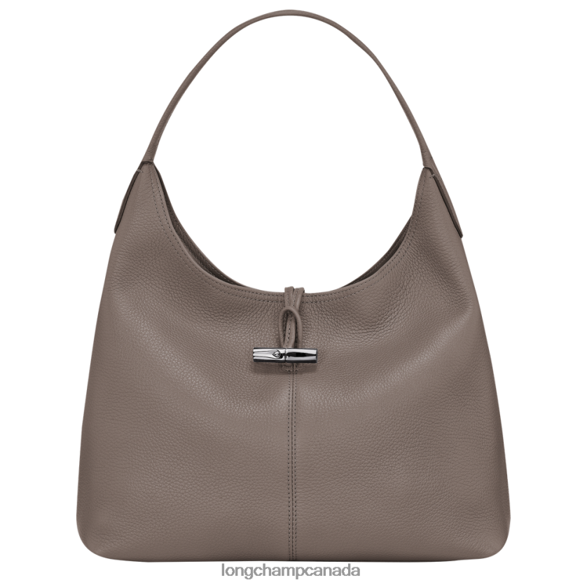 Longchamp Roseau Essential Hobo bag Grey Women Bags 2XXDPB358