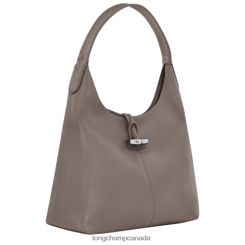 Longchamp Roseau Essential Hobo bag Grey Women Bags 2XXDPB358