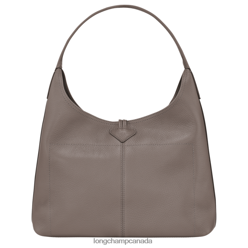 Longchamp Roseau Essential Hobo bag Grey Women Bags 2XXDPB358