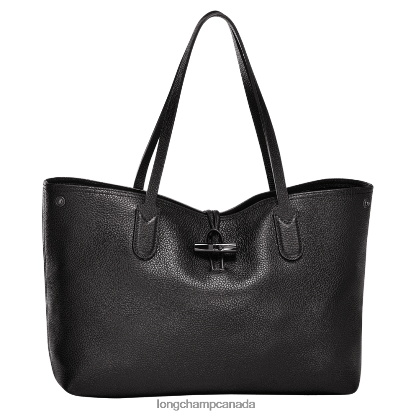 Longchamp Roseau Essential Tote bag Black Women Bags 2XXDPB360