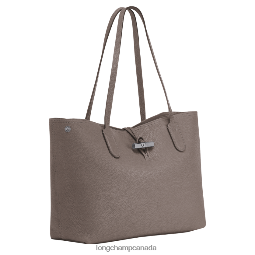 Longchamp Roseau Essential Tote bag Grey Women Bags 2XXDPB362
