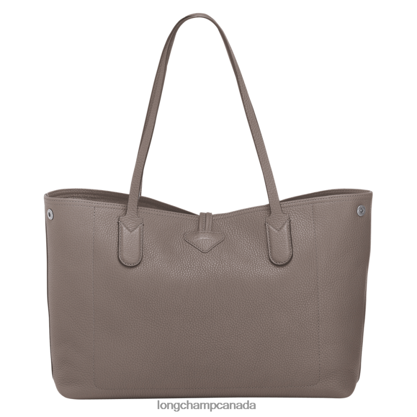 Longchamp Roseau Essential Tote bag Grey Women Bags 2XXDPB362