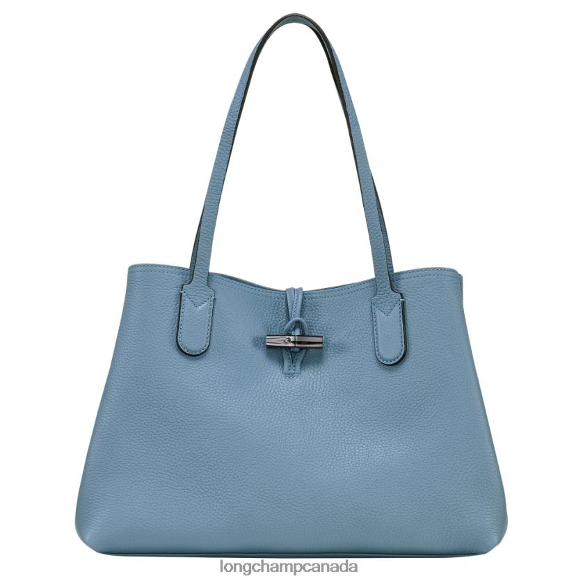 Longchamp Roseau Essential Tote bag Slate Women Bags 2XXDPB363