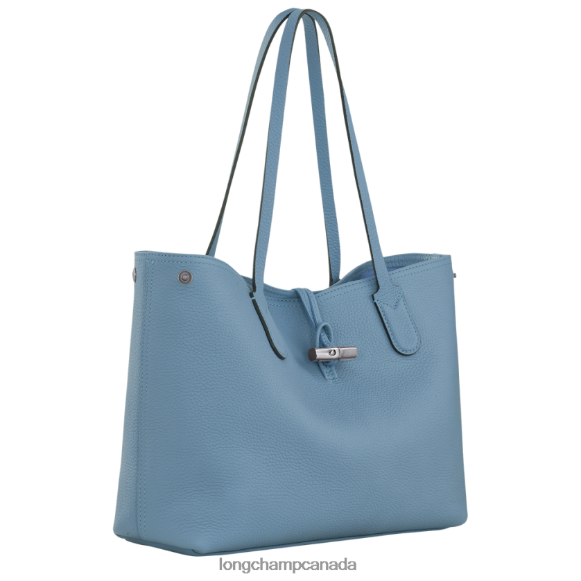 Longchamp Roseau Essential Tote bag Slate Women Bags 2XXDPB363