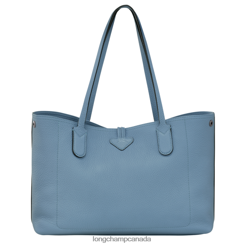 Longchamp Roseau Essential Tote bag Slate Women Bags 2XXDPB363