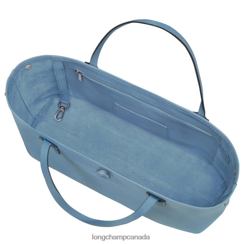 Longchamp Roseau Essential Tote bag Slate Women Bags 2XXDPB363