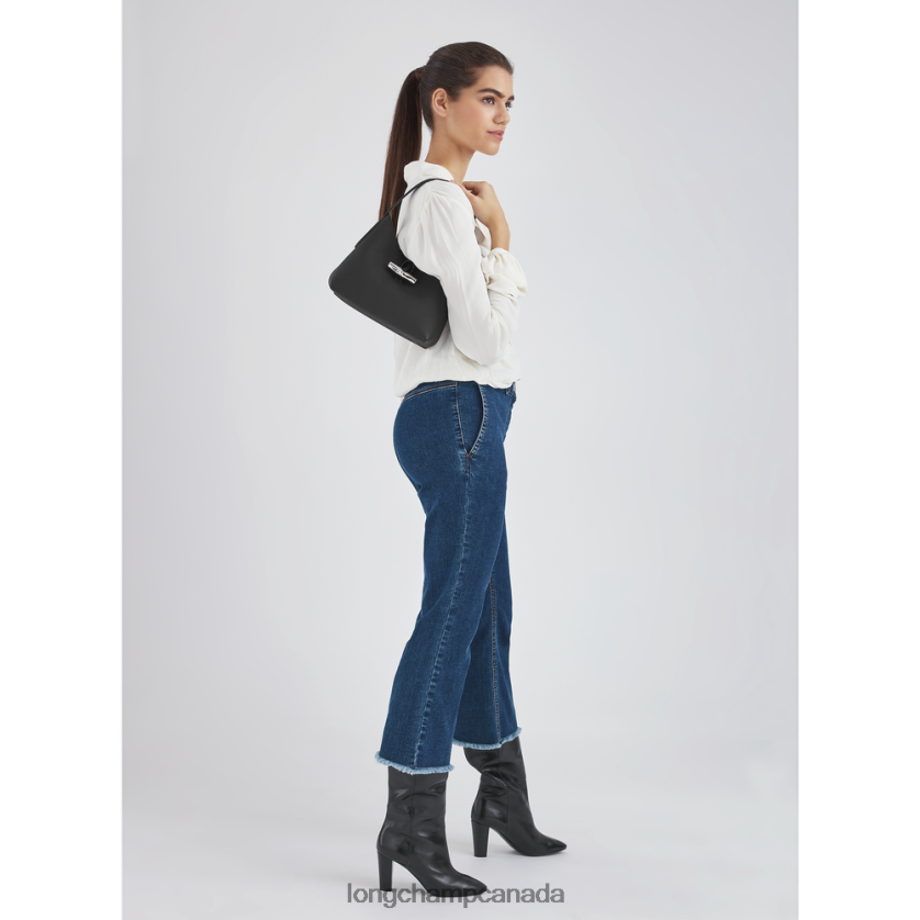 Longchamp Roseau Hobo bag Black Women Bags 2XXDPB371