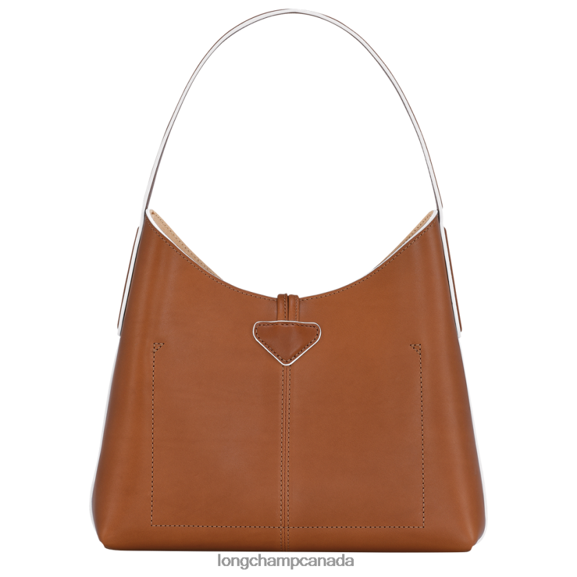Longchamp Roseau Hobo bag Cognac Women Bags 2XXDPB382