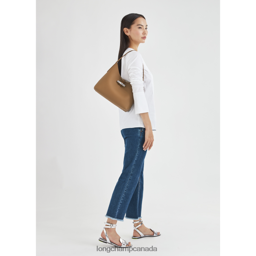 Longchamp Roseau Hobo bag Natural Women Bags 2XXDPB376