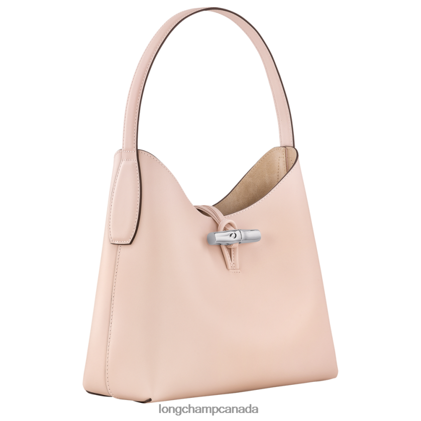 Longchamp Roseau Hobo bag Pale Pink Women Bags 2XXDPB367