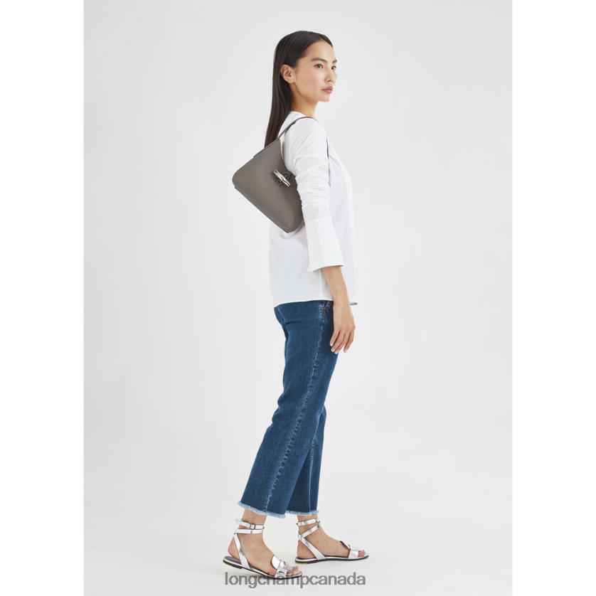 Longchamp Roseau Hobo bag Turtledove Women Bags 2XXDPB374