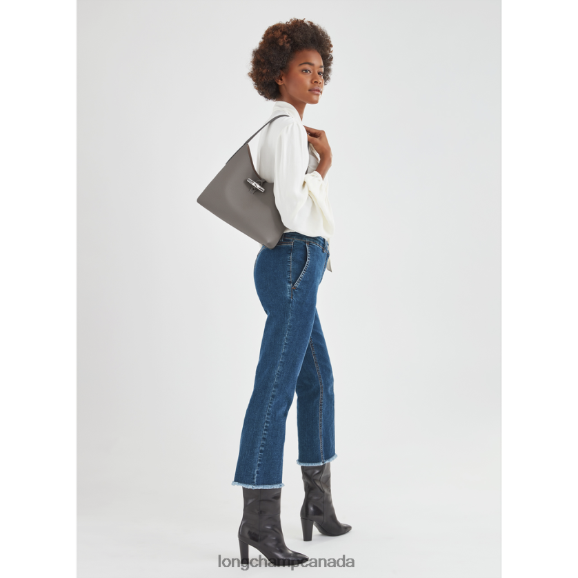 Longchamp Roseau Hobo bag Turtledove Women Bags 2XXDPB380